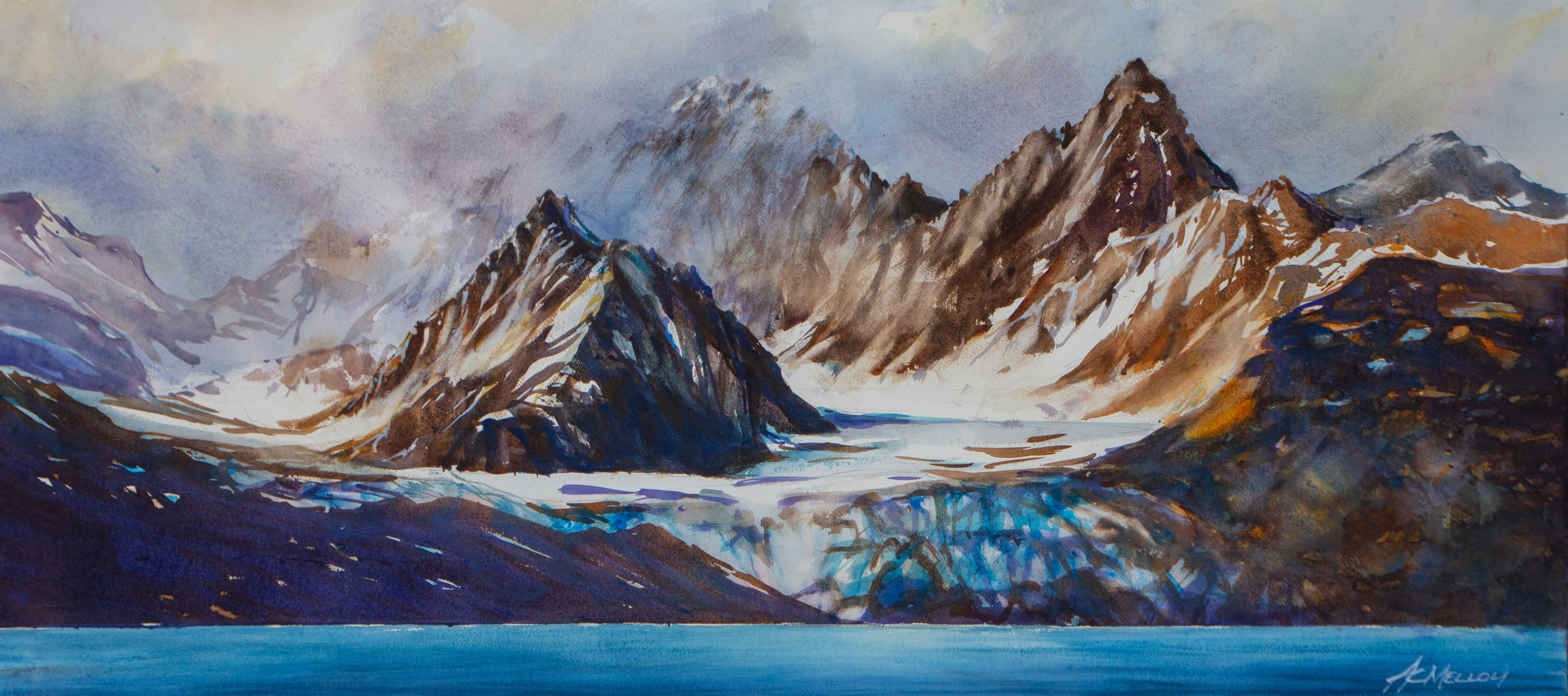 Anne_Melloy_Glacial Morning_watercolour