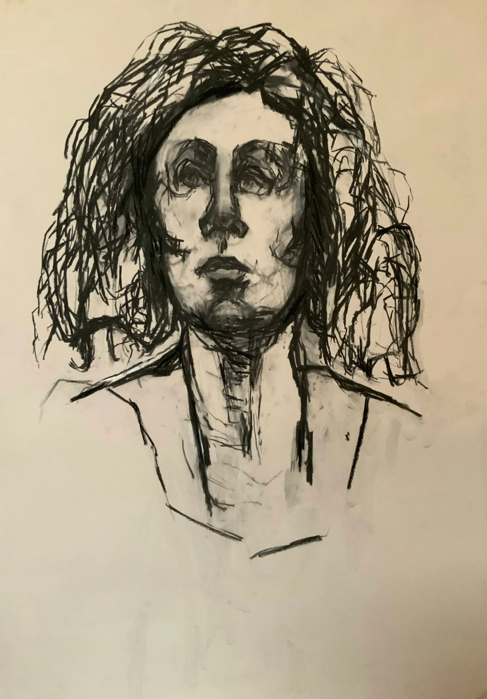 Artist - Robyn Pridham Title - Presence - Medium - Charcoal on Stonehenge paper Price - $900.00.JPEG