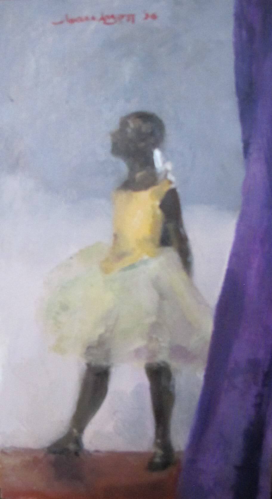 Staged Replica Degas Little Dancer