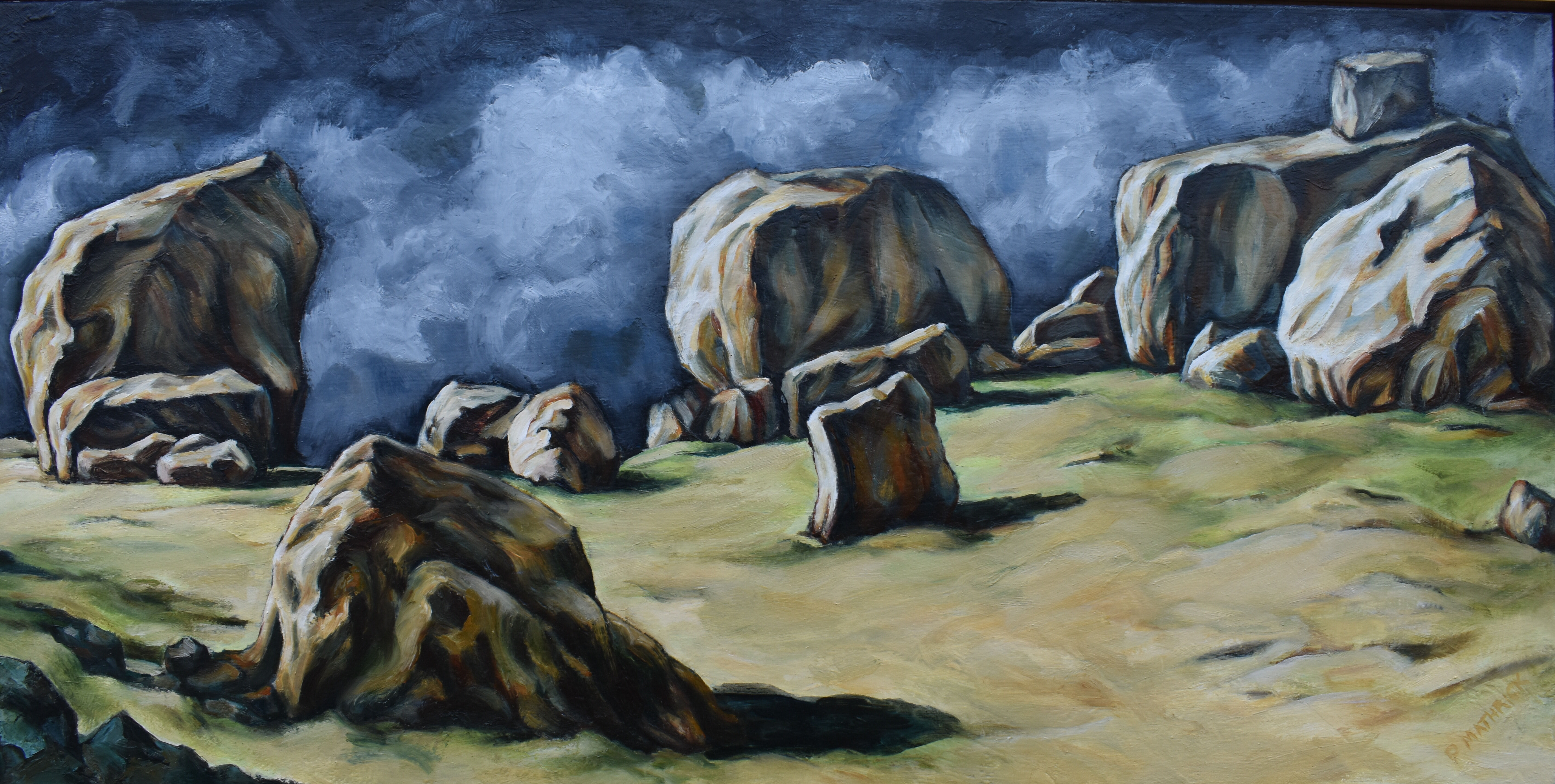 25._Approaching Storm_oil on canvas46cm x 92cm_