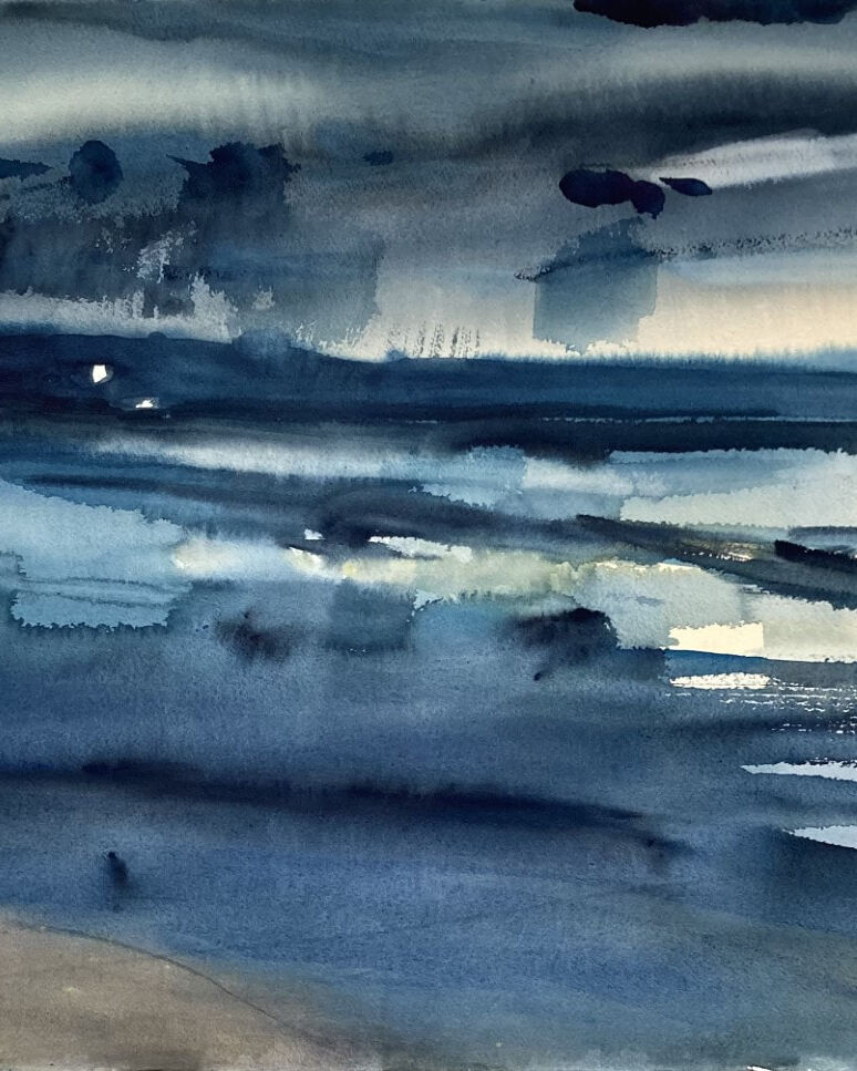 Clive Sinclair_Winter Evening Seaford