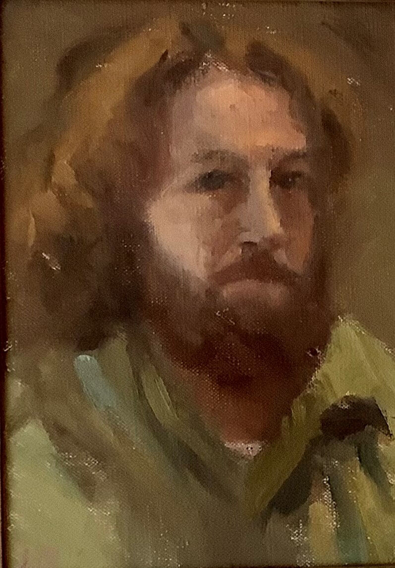 Self Portrait, C1978 Oil On Canvas