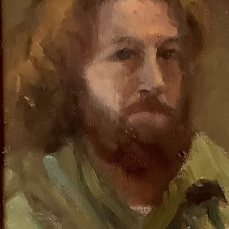 Self Portrait, C1978 Oil On Canvas