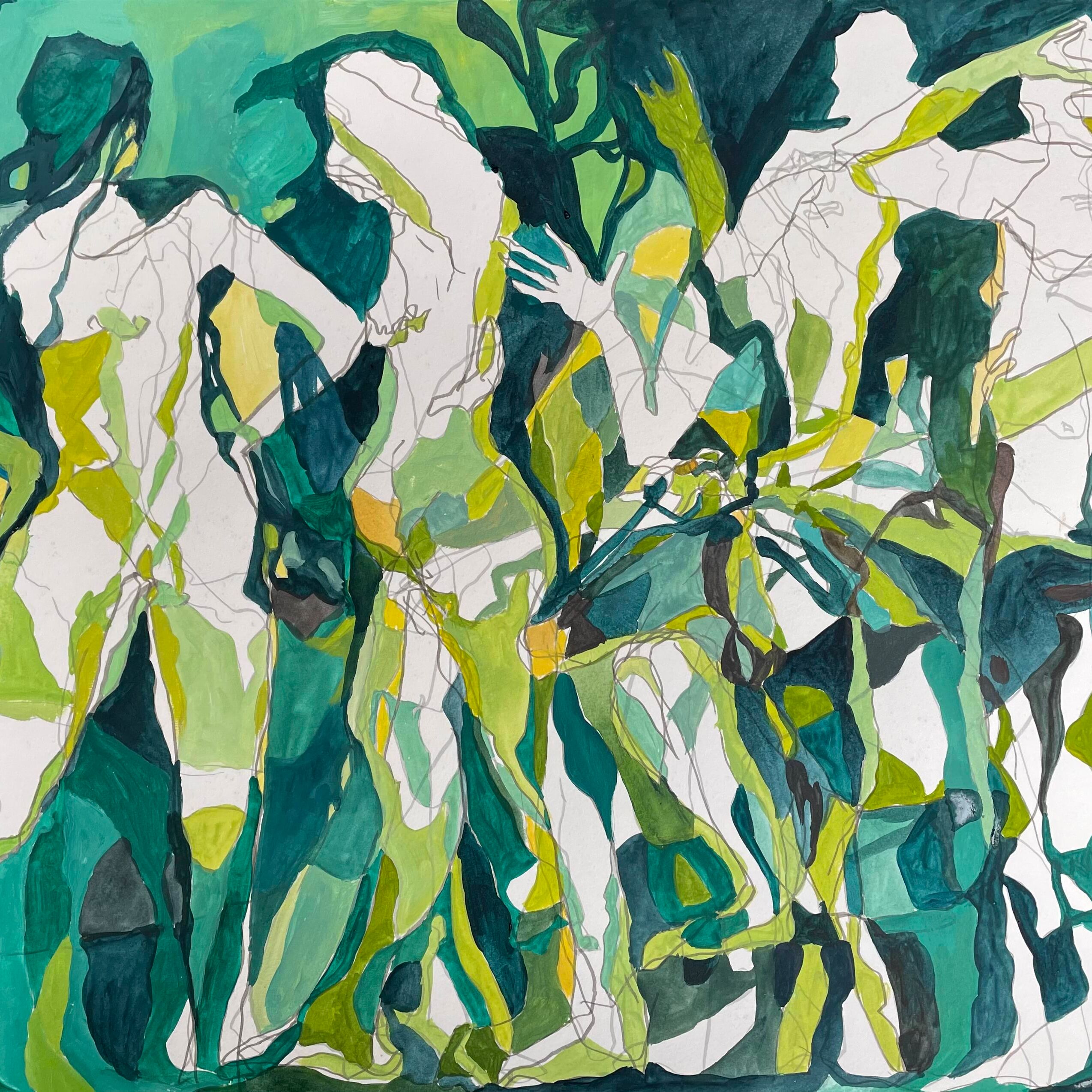 Wagner_Erica_Primavera, Figures in the Forest_marker pens and acrylic on paper_71 x 92.jpg