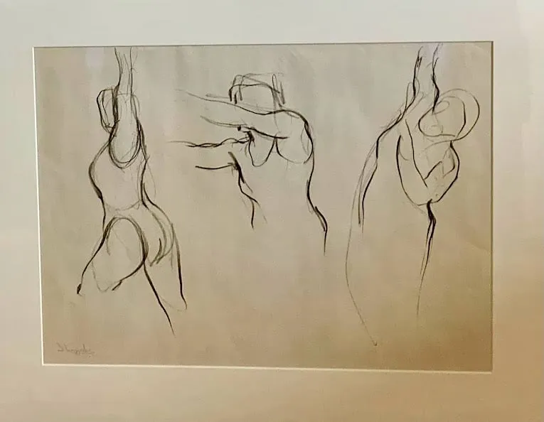 Artist - Joseph Luczynski Title - The Three Minute Pose Medium - Charcoal on paper Price - NFS.jpg