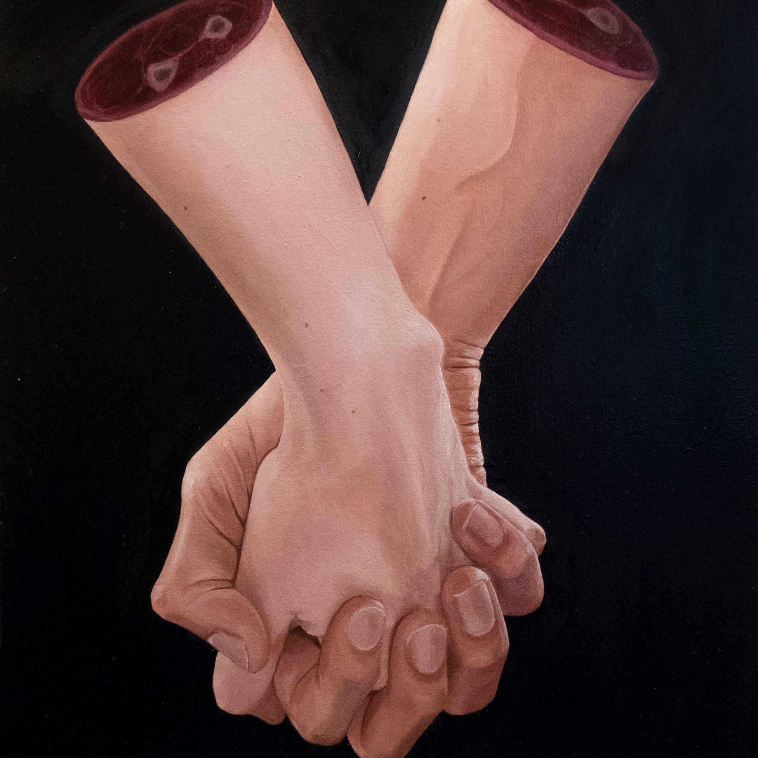 Lucy Maddox - Alone (2020) - 50x61cm - oil on canvas