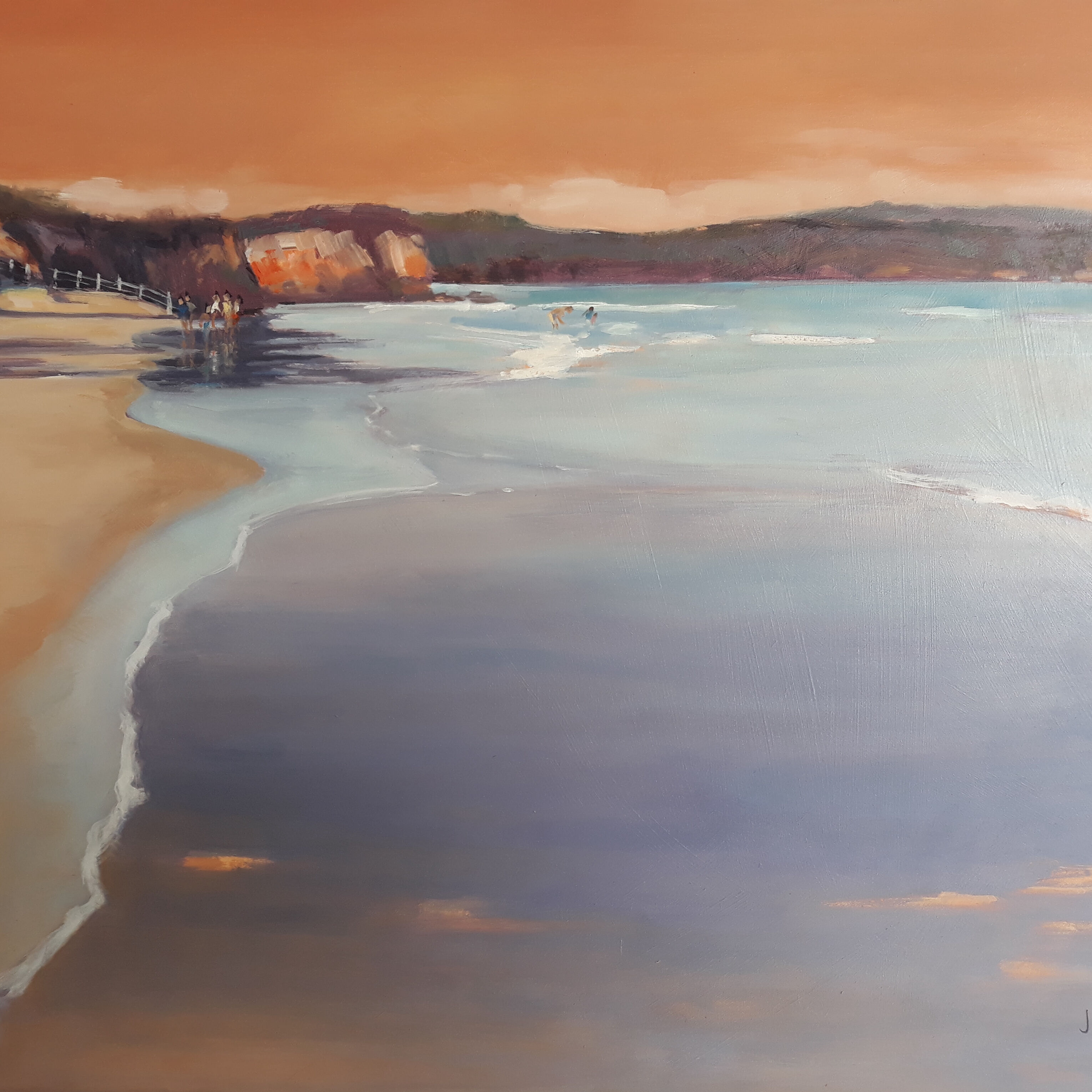10a_Jude Marganis_In the shallows, Anglesea_Oil