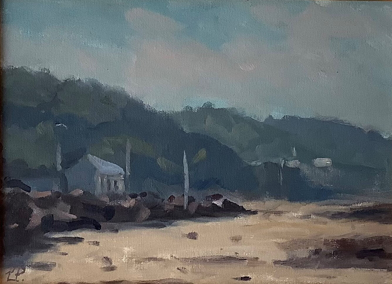 Afternoon Light, Walkerville Oil On Canvas Board, w43xh36 (1)