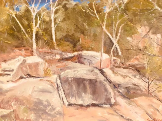 86_Roy Gibson_Woolshed Falls Beachworth_Oil