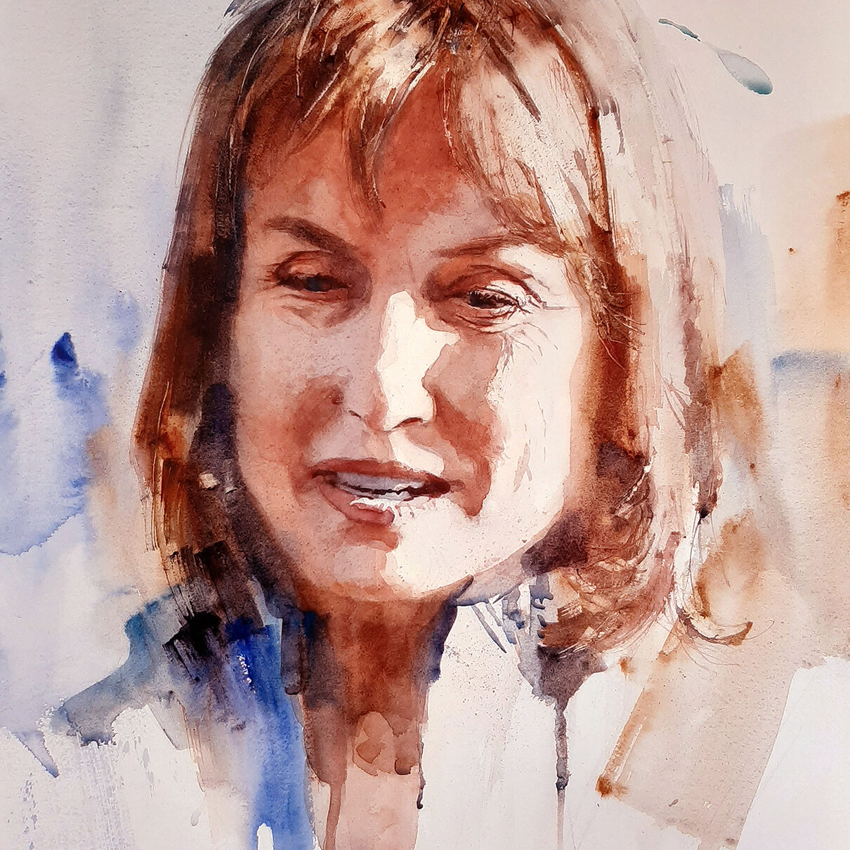Fiona Bruce from the Telly by Julian Bruere  