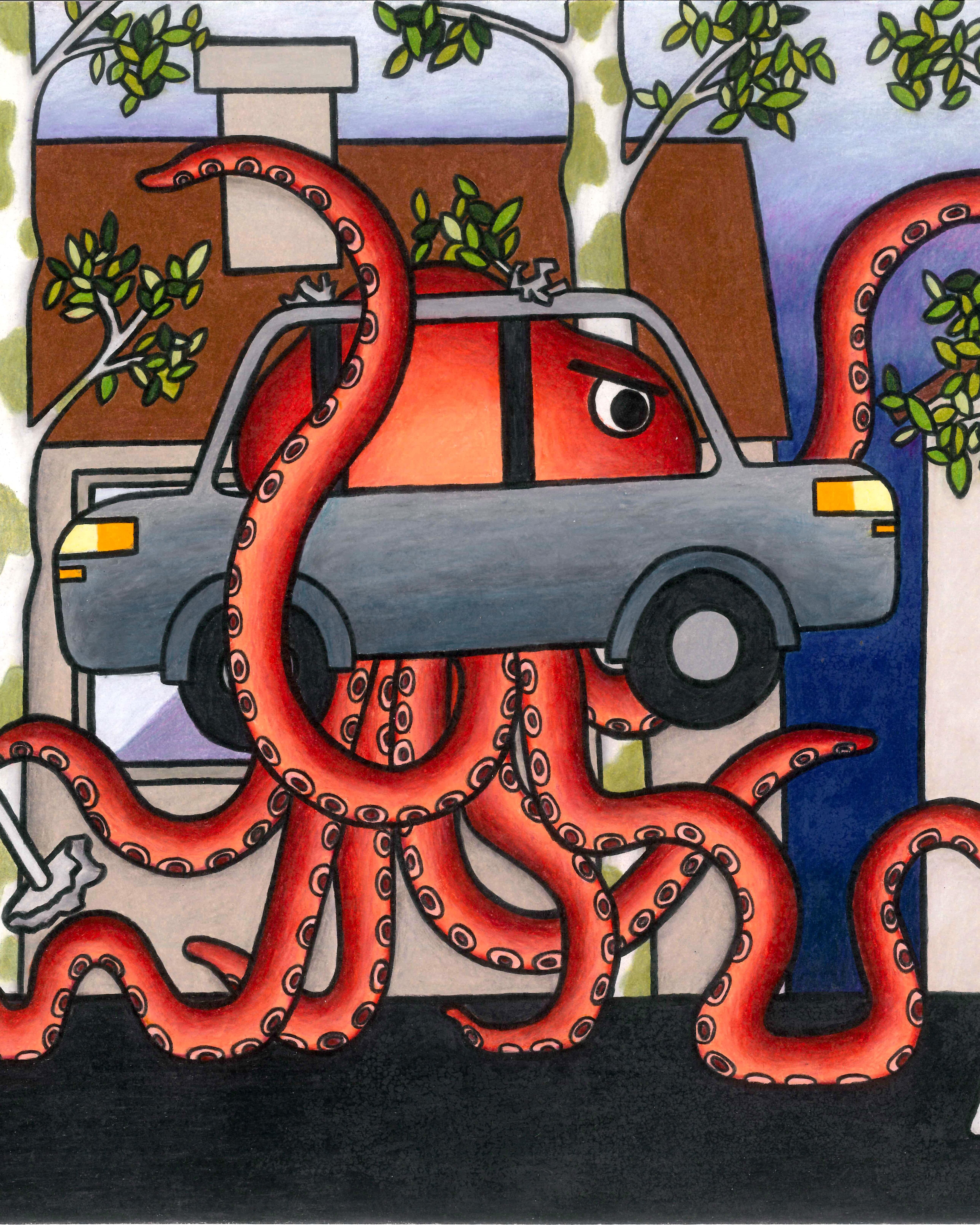Octopus in suburbia Saskia Medd