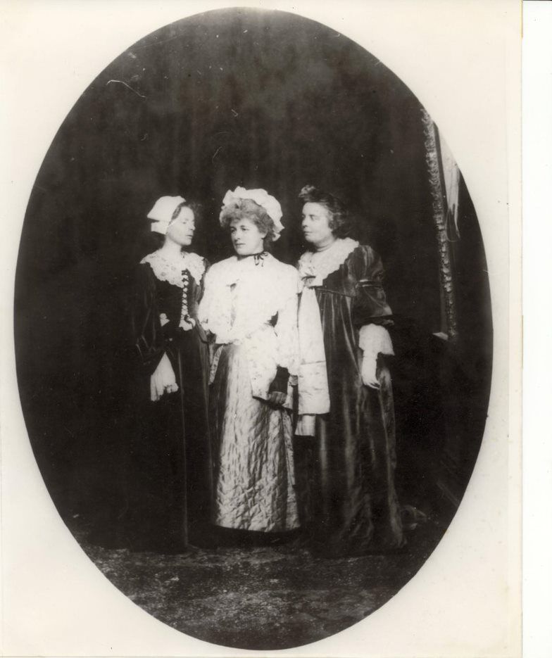 historical photo three old ladies