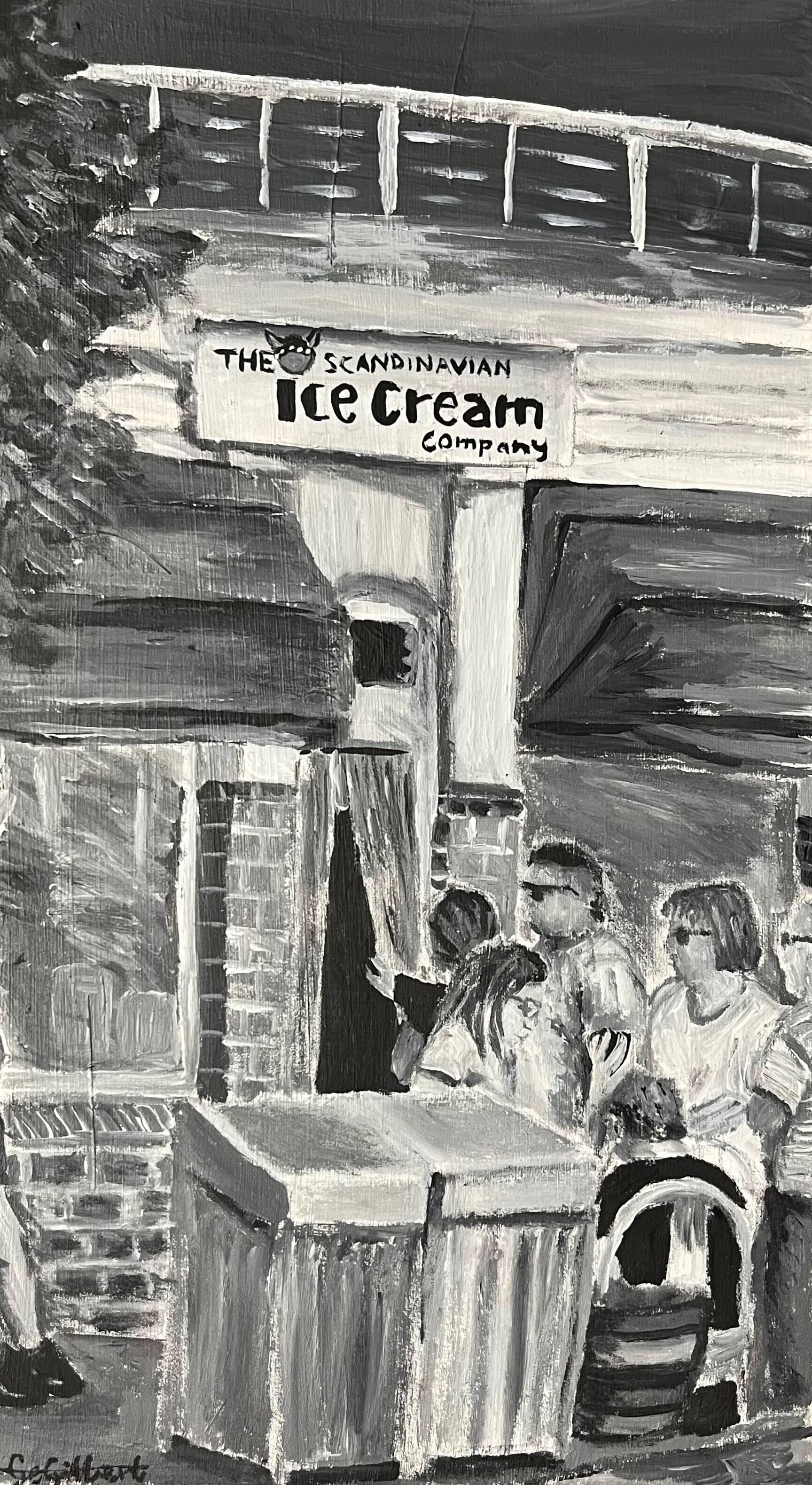Waiting for Ice-cream in Queenscliff (Edit)