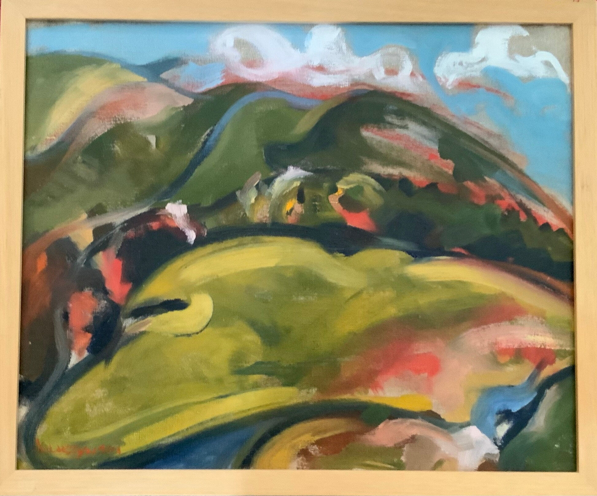 Joseph Luczynski Title - Rolling Hills - Oil on Canvas.
