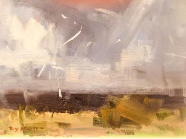 26_Rey Hewitt_Storm off Williamstown_Oil