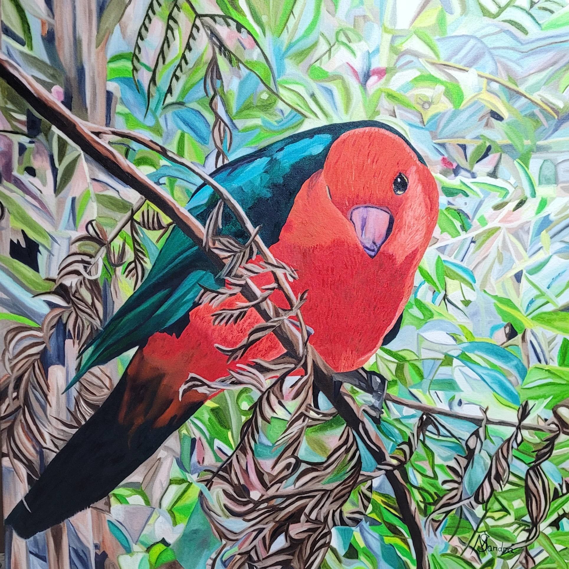 Bella's Garden, King Parrot